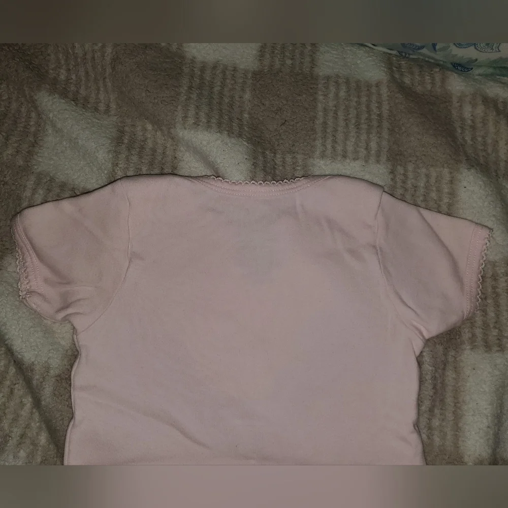 5 for $25 | Buc-ee's Floral Logo Pastel Pink Baby Bodysuit Onesie